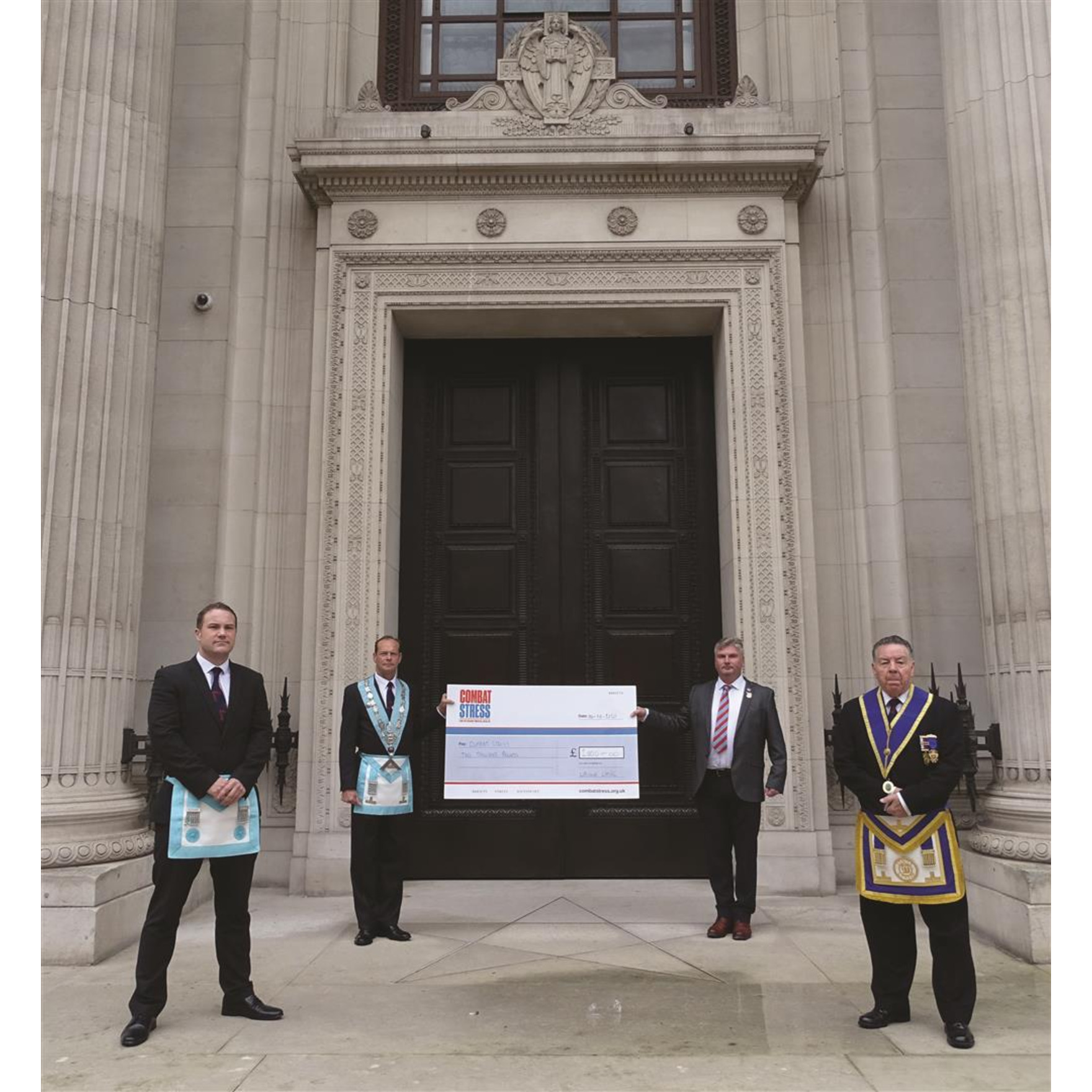 Gunner Lodge No 1789 Raises Funds For Military Charity to Combat Stress